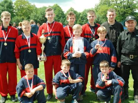 zawody sportowo-pożarnicze Młodzieżowych Drużyn Pożarniczych