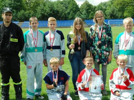 zawody sportowo-pożarnicze Młodzieżowych Drużyn Pożarniczych