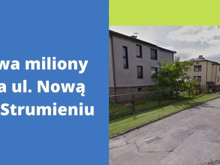 Dwa miliony na ul. Nową w Strumieniu