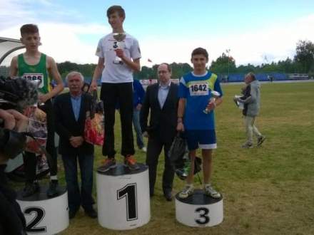 Reprezentant Strumienia na podium