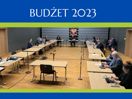 Budżet na 2023 rok uchwalony- grafika