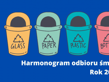 Harmonogram odbioru śmieci w 2022 r.