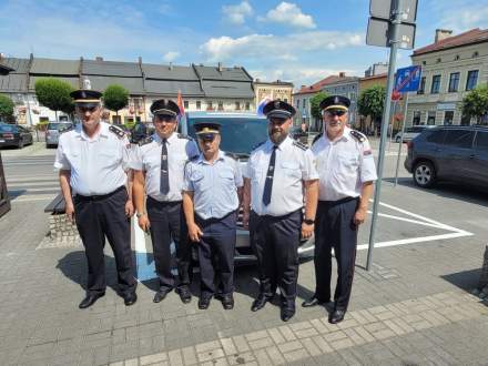 Delegacja z Serbii i Słowacji na strumieńskim Rynku