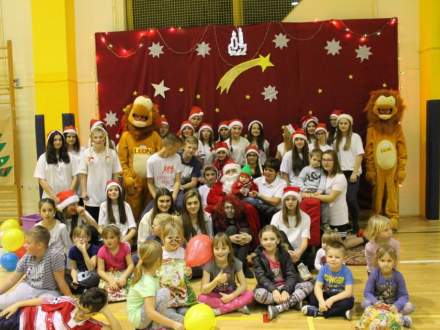 Mikołaj w strumieńskiej hali