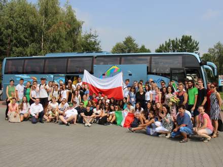 Pożegnanie pielgrzymów w Strumieniu