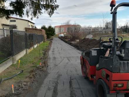 Trwa przebudowa ul. Zielonej bocznej