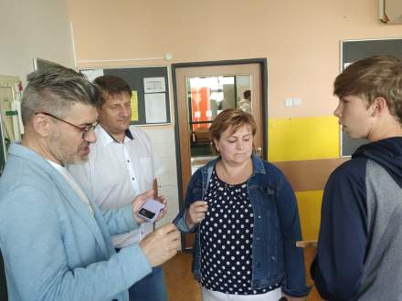 Wizyta uczniów z Bąkowa w Senovie