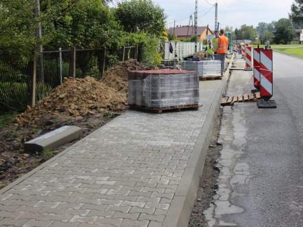 Trwają prace w Bąkowie