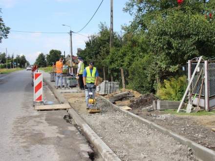 Trwają prace w Bąkowie