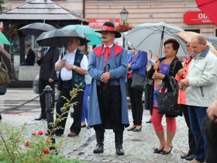 Uroczystość poświęcenia Figury Chrystusa Króla na Rynku w Strumieniu w dniu 21.08.2016r.