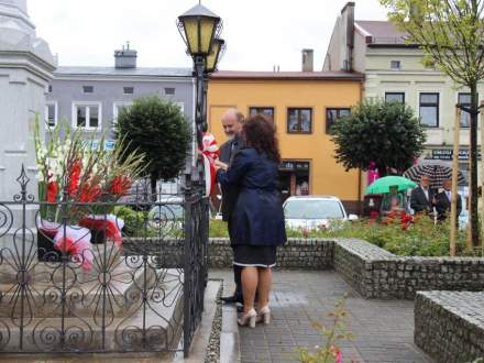 Uroczystość poświęcenia Figury Chrystusa Króla na Rynku w Strumieniu w dniu 21.08.2016r.