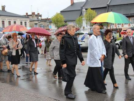 Uroczystość poświęcenia Figury Chrystusa Króla na Rynku w Strumieniu w dniu 21.08.2016r.