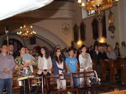 Uroczystość poświęcenia Figury Chrystusa Króla na Rynku w Strumieniu w dniu 21.08.2016r.