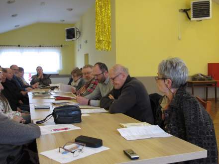 Walne Zgromadzenie Delegatów Zarządu Miejsko-Gminnej Spółki Wodnej  w Strumieniu fot. J. Sosna