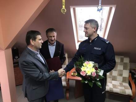 Nowy Komendant w Komisariacie Policji w Strumieniu
