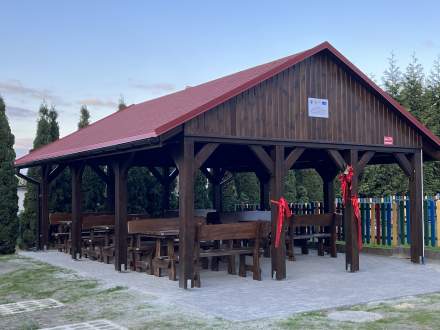 Wiata w Pruchnej po otwarciu