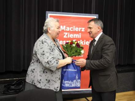 Zastępca Burmistrza podziekował Pani Anastazji Żur