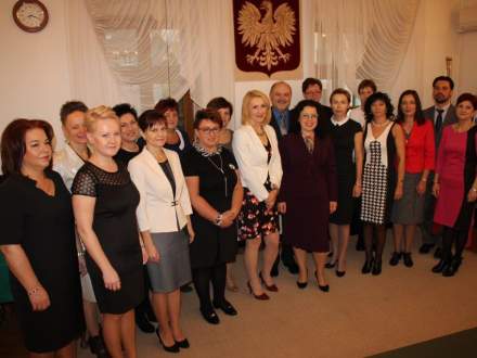 Burmistrz doceniła nauczycieli