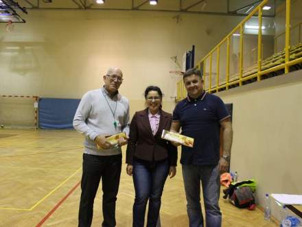 Burmistrz Strumienia Anna Grygierek wraz ze zwycięzcami