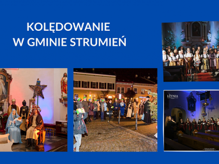 Grafika- Kolędowanie w gminie Strumień