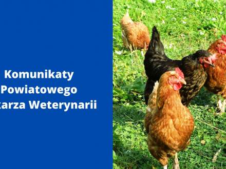 Komunikaty Powiatowego Lekarza Weterynarii