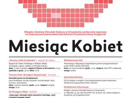 Miesiąc Kobiet plakat