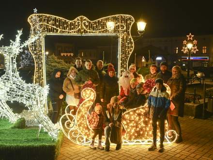 Spotkanie z Mikołajem na rynku fot. M.Gruszka