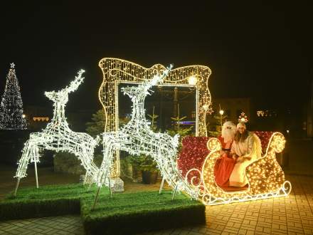 Spotkanie z Mikołajem na rynku fot. M.Gruszka