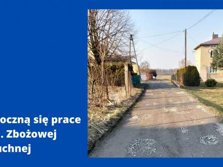 Rozpoczną się prace na ul. Zbożwej w Pruchnej - grafika