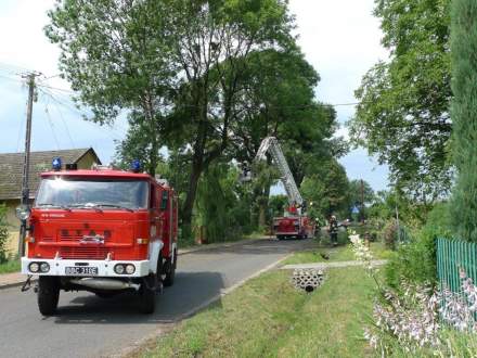 Skutki nawałnicy w gminie Strumień