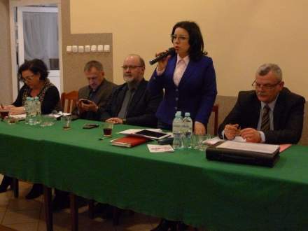 Zebranie wiejskie w Drogomyślu