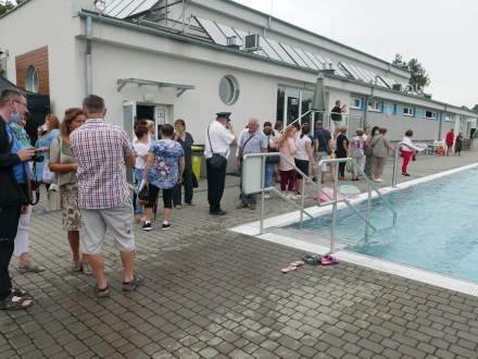 Wizyta przedstawicieli Gminy Rabča - Basen