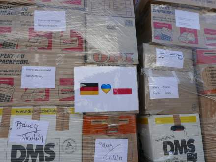 Dary z Niemiec - I transport