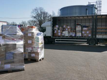 Dary z Niemiec - I transport