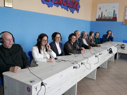 Otwarcie pracowni językowej w Strumieniu