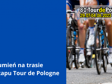 Strumień na trasie V etapu Tour de Pologne