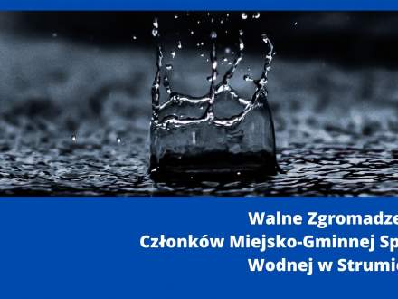 Walne Zebranie Członków Miejsko-Gminnej Spółki Wodnej