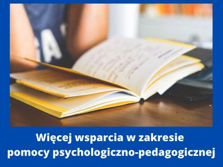 Więcej wsparcia w zakresie pomocy psychologiczno-pedagogicznej