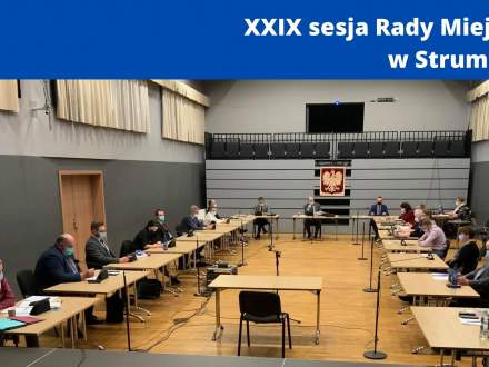XXIX Sesja Rady Miejskiej w Strumieniu