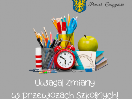 Zmiany w przewozach szkolnych