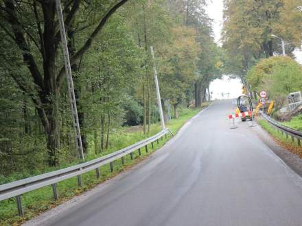 Remont drogi powiatowej jeszcze trwa