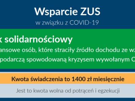 Wsparcie ZUS - dodatek solidarnościowy