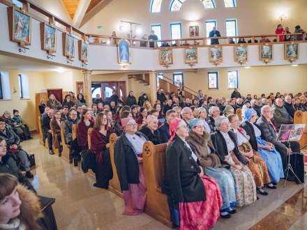 Zdjęcie uczestników podczas Gminnego Kolędowania