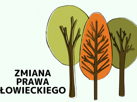 zmiana prawa łowieckiego grafika