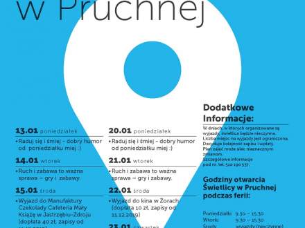 Ferie 2020- świetlica w Pruchnej