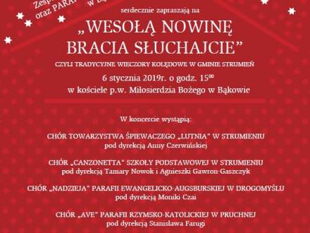 Koncert kolęd - plakat