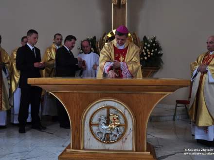 Uroczysta konsekracja kościoła w Zbytkowie