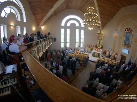 Uroczysta konsekracja kościoła w Zbytkowie