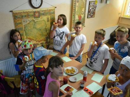 Zajęcia wakacyjne w świetlicy środowiskowej w Zbytkowie