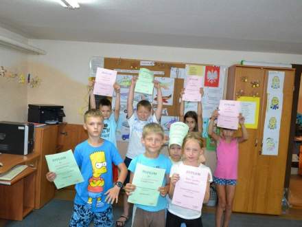 Zajęcia wakacyjne w świetlicy środowiskowej w Zbytkowie